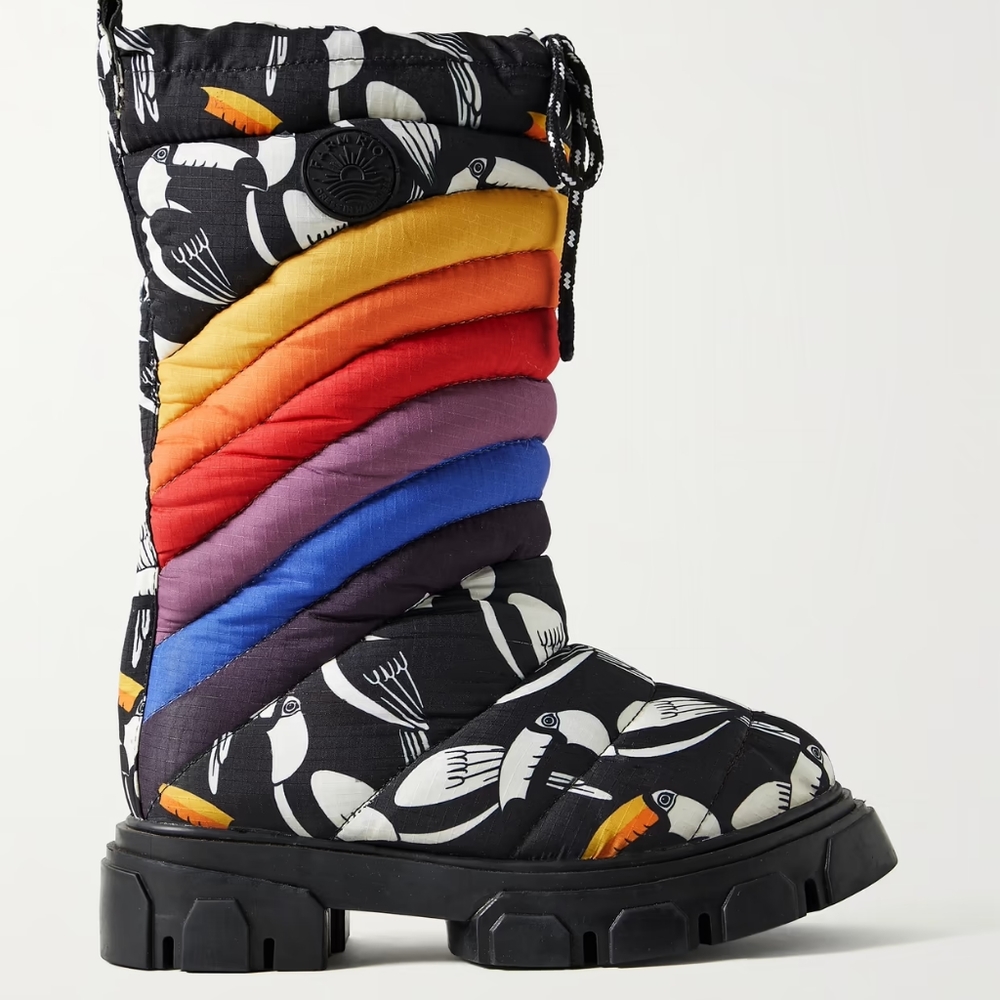 Farm Rio Rainbow Snow Boots